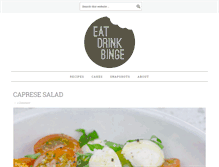 Tablet Screenshot of eatdrinkbinge.com